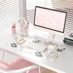 QIYI Large Mouse Pad for Desk, Cute Desk Mat for Desktop, Women Girls Office - Image 2