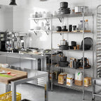 Regal Altair 21" Deep x 36" Wide x 74" Height Wire Shelving Kit | 5-Tier | NSF - Image 6