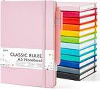 feela Notebooks Journals Bulk, Hardcover Notebook Classic Ruled Journal Set by feela