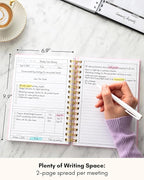Lamare Meeting Notebook for Work Organization – Perfect Work Notebook for Note - Image 3