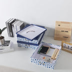 Soul & Lane Blue Spots Decorative Storage Boxes - Image 5