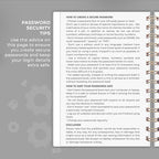Clever Fox Password Book Spiral – Internet Address & Password Organizer - Image 5