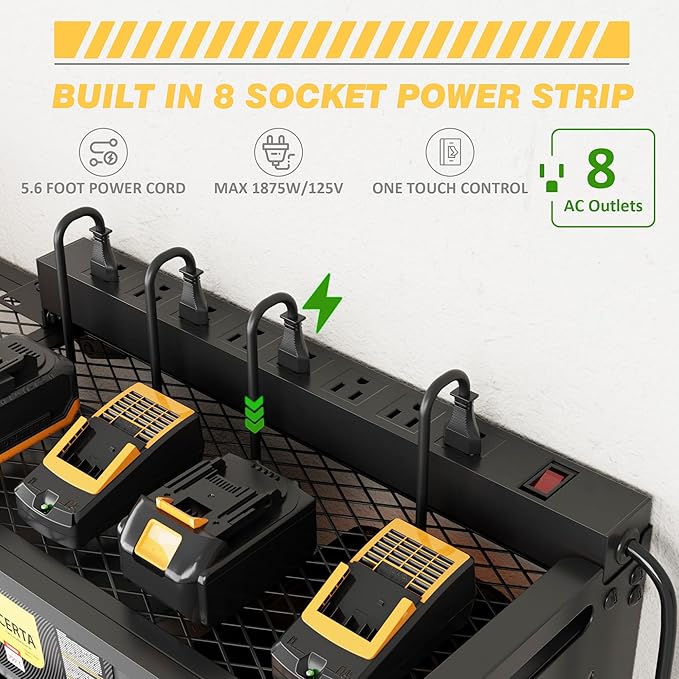 VDEVY Power Tool Organizer Wall Mount - Image 7