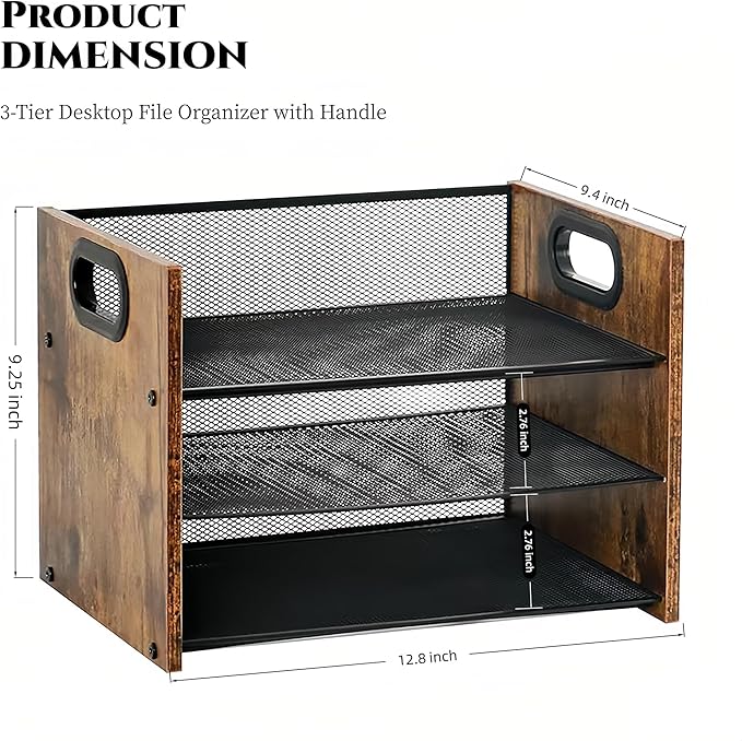 Wood Desk Organizer - Image 2