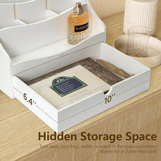 Rebee Vision Pine Wood Mail Organizer - Image 5