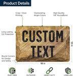 Custom Sign, Custom Street Sign, 11 Font Colors, 13 Font Styles, 4 Hole Options - Image 6