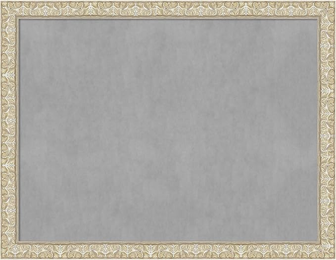 Amanti Art Silver Framed Magnetic Board 20x26 Medium Vision Board by AmantiArt