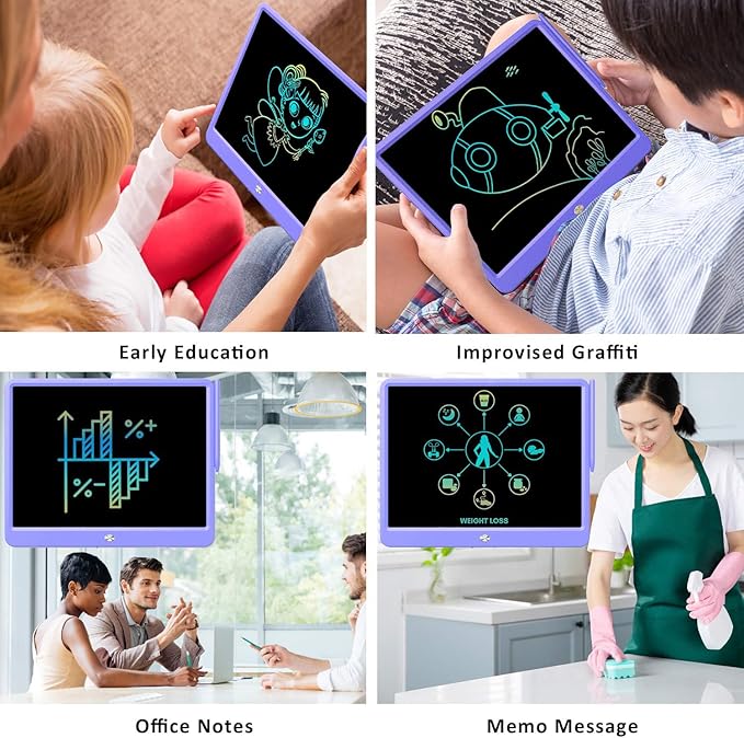 FLUESTON LCD Writing Tablet, Doodle Board Toys Gifts - Image 4