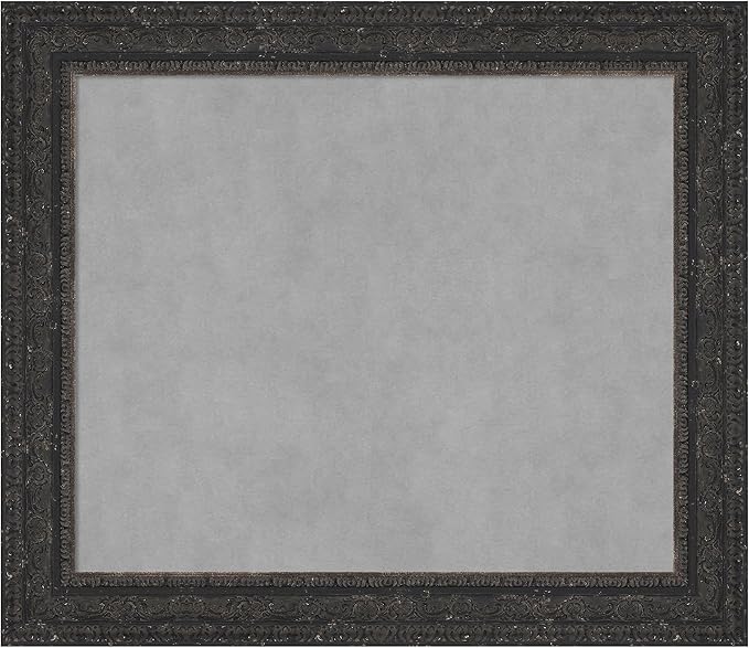 Amanti Art Black Framed Magnetic Board 25x29 Medium Vision Board by AmantiArt
