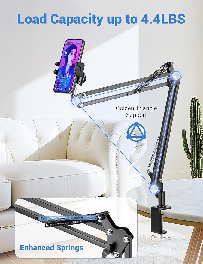 Evekea Overhead Camera Mount, Desk Camera Mount - Image 5
