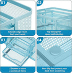 Marbrasse Mesh Desk Organizer, Pen Organizer - Image 6