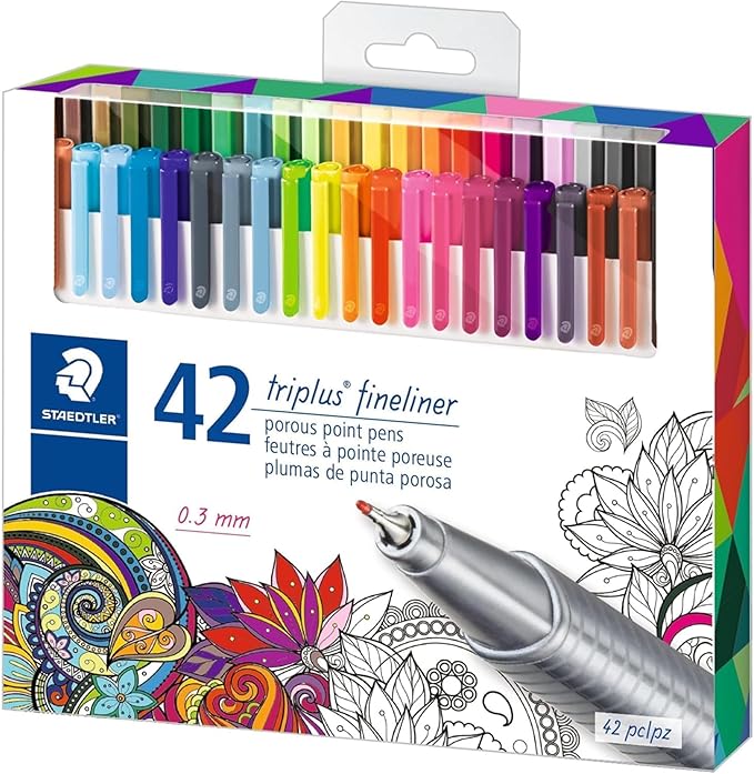 STAEDTLER Fineliner triplus 42pcs by Staedtler