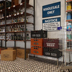 Regal Altair 18" Deep x 36" Wide x 8" Height 1-Tier Wire Shelving Kit | NSF - Image 2