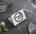 New Star Foodservice Stainless Steel Table Tent Sign, 2 x 1.5-Inch) - Image 5