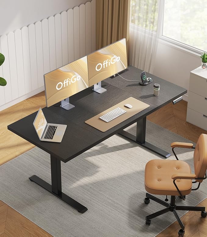 OffiGo 71 Inch Executive Electric Standing Desk, Height Adjustable Desk - Image 2