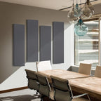 2” Thick Acoustic Panels with Hanging Brackets to the Wall, Medium Grey - Image 4
