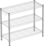 Guan River 3-Shelf Adjustable Metal Shelf Wire Shelving Storage Rack by GuanRiver