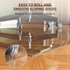 48“ x 36” Beveled Edge Glass Chair Mat - Image 3