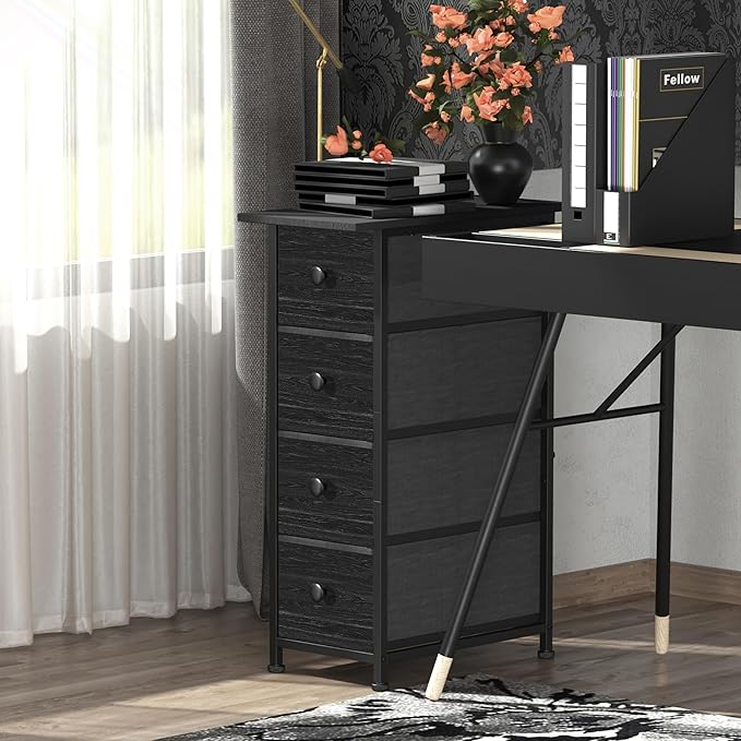GiftGo Narrow Dresser Vertical Slim Dresser Chest of Drawers Skinny Storage - Image 6