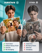 double sided photo paper glossy inkjet 8.5x11 32lb showing dimensions