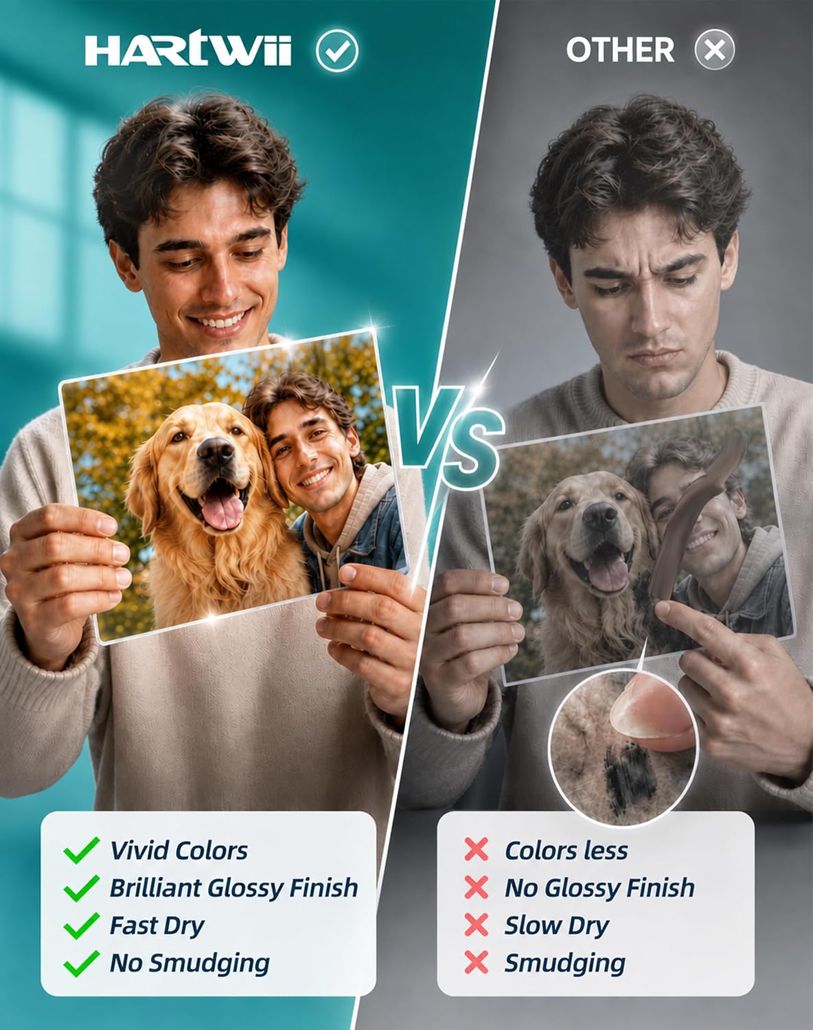 double sided photo paper glossy inkjet 8.5x11 32lb showing dimensions