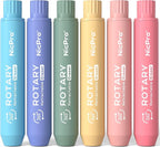Nicpro 6 Pack Rotary Retractable Erasers, Soft TPE Twist Erasers in Cute by Nicpro