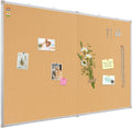 AMUSIGHT Double-Sided Large Cork Board, Vision Board Pin Board Corkboards