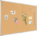 AMUSIGHT Double-Sided Large Cork Board, Vision Board Pin Board Corkboards by AMUSIGHT
