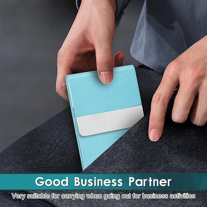 DMFLY Business Card Holder, Pocket Business Card Case, Slim Card Holders - Image 6