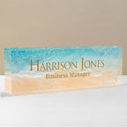 Personalized Name Plate for Desk, Custom Desk Name Plate, Acrylic Name Plate by EOBIBIFUN