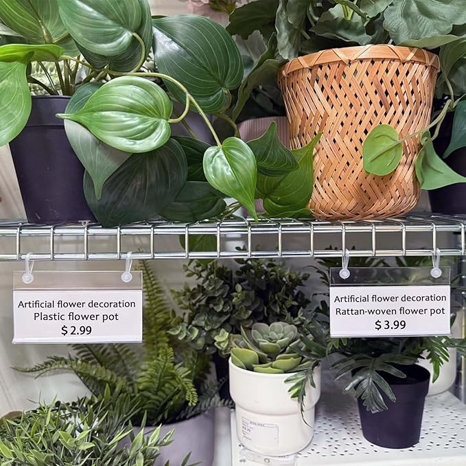ChanQnTon Plastic Shelf Labels, Price Tags, Shelf Tags - Image 4