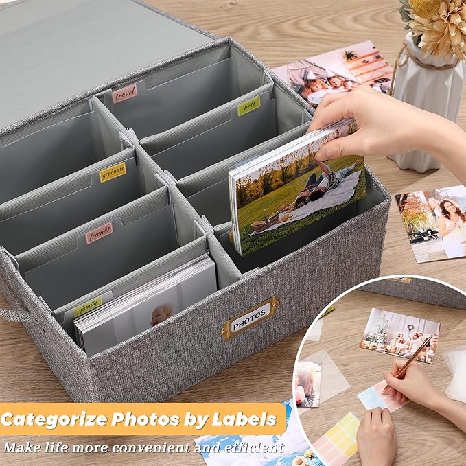 Erogeen Decorative Photo Storage Box - Image 5