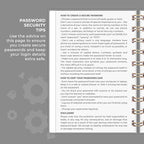 Clever Fox Password Book Spiral – Mini Internet Address & Password Organizer - Image 5