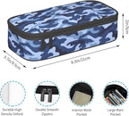 YIJIUWKIS Kids Adults Camo Style Pencil Case Blue Pencil Box - Image 3