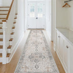 GENIMO 2'6''x16 Runner Rugs for Hallway, Machine Washable Non Slip Vintage Rugs - Image 2