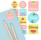 Large Name Labels for Kids by Teddylabels