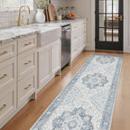 GENIMO Runner Rug 2'6"x6 Machine Washable Non Slip Vintage Hallway Runner Rug - Image 2