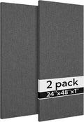 Olanglab Acoustic Panels 2 Pack, Fabric Wrapped Sound Proof Foam Panels by Olanglab
