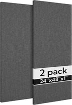 Olanglab Acoustic Panels 2 Pack, Fabric Wrapped Sound Proof Foam Panels by Olanglab