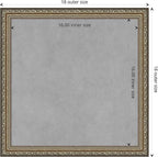 Amanti Art Silver Framed Magnetic Board 18x18 Small Vision Board - Image 4