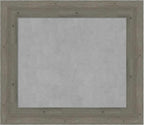 Amanti Art Grey Framed Magnetic Board 27x31 Medium Vision Board by AmantiArt