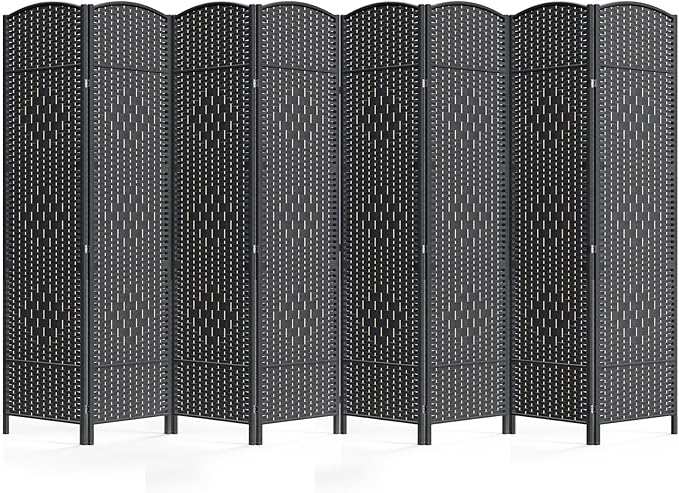 Cocosica 8 Panel Room Divider, 6Ft Folding Privacy Screen, Tall by cocosica