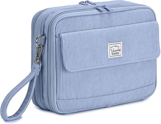 VASCHY Colored Pencil Case, Corduroy Large Pencil Pouch by Vaschy