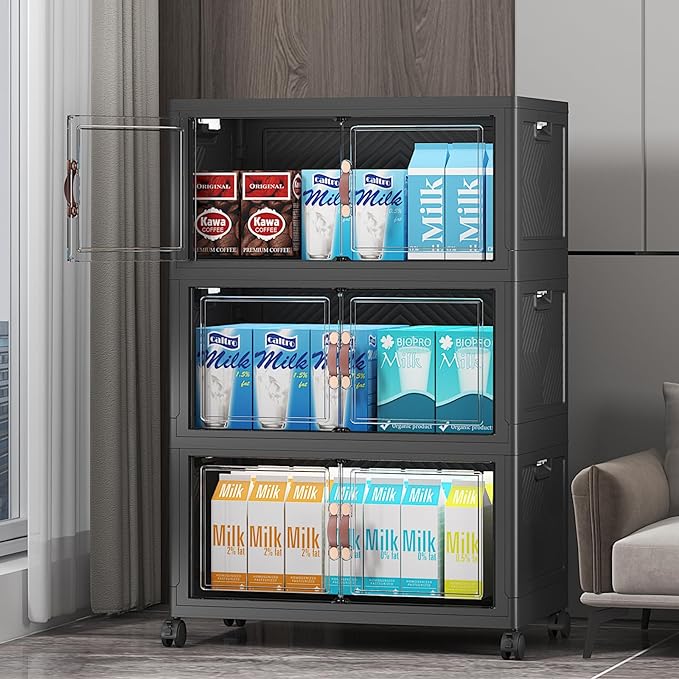 UAMFURI Extra Large Stackable Storage Bins by UAMFURIDirect