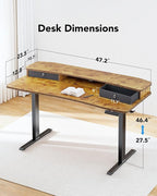 HUANUO 48″ x 24″ Electric Standing Desk - Image 2