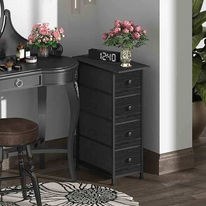 GiftGo Narrow Dresser Vertical Slim Dresser Chest of Drawers Skinny Storage by GiftGoDirect