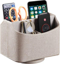 PUSU Leather 360°Rotatable Remote Control Holder, Nightstand TV Remote Caddy by PUSU
