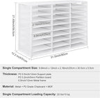 PAG-Mass Mail Sorter Adjustable Countertop Mail Holder, Heavy Duty Literature - Image 6