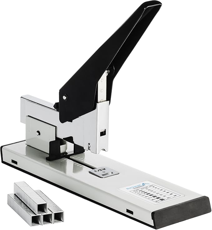 Blue Summit Supplies Heavy Duty Stapler, 200 Sheet Capacity, 2000 Staples by BlueSummitSupplies