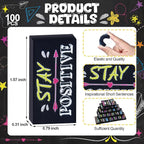 Dunzoom 100 Pcs Inspirational Pencil Erasers Bulk - Image 2